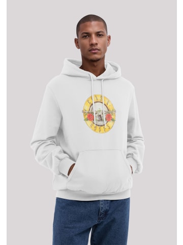 F4NT4STIC Hoodie Guns 'n' Roses Vintage Bullet Logo in weiß