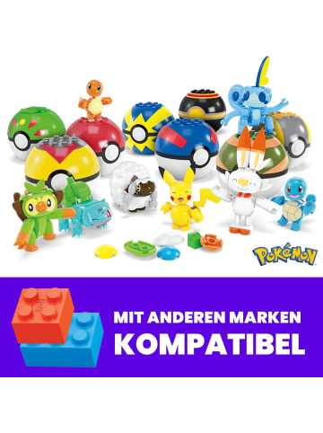 Nintendo  MEGA Pokémon Trainerteam HTJ758 Pokébällen 6+ Pikachu Bisasam Bisasam Schiggy