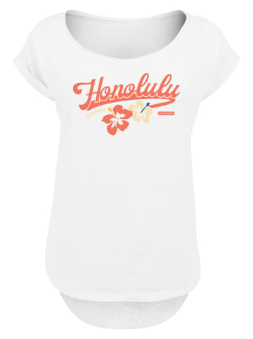 F4NT4STIC Long Cut T-Shirt PLUS SIZE Honolulu in weiß