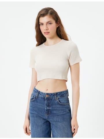 KOTON T-shirt in Beige