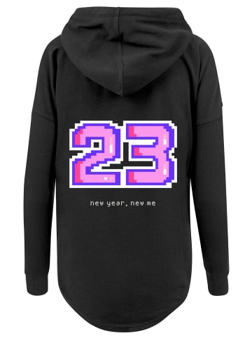 F4NT4STIC Oversized Hoodie SIlvester Party Happy People Only in schwarz