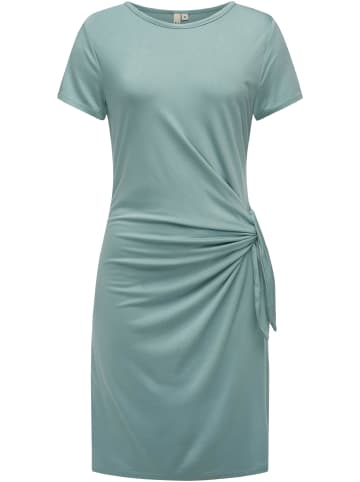 ragwear Shirtkleid Knotta in Aqua