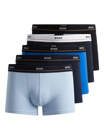 BOSS Boxershort 5er Pack in Blau