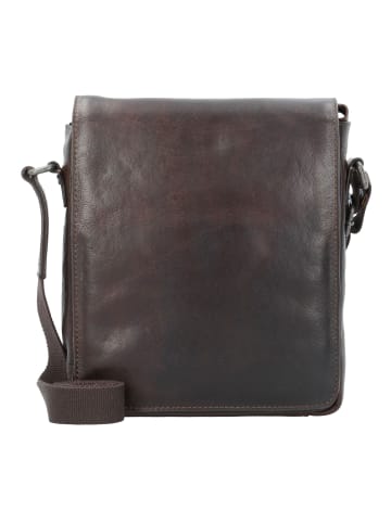 Leonhard Heyden Roma Umhängetasche Leder 23 cm braun