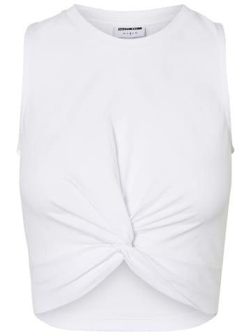 Noisy may Oberteil ohne Ärmel in Bright White