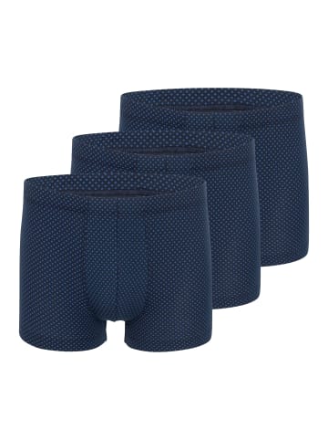 Schiesser Retro Short / Pant Cotton Casual Organic Cotton in Dunkelblau