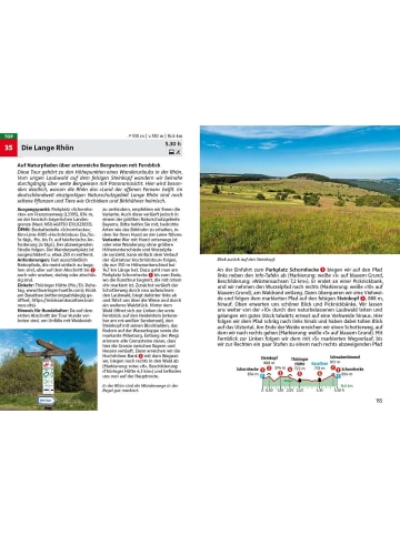 Bergverlag Rother Rhön | Die schönsten Wanderungen im Land der offenen Fernen. 60 Touren. Mit...