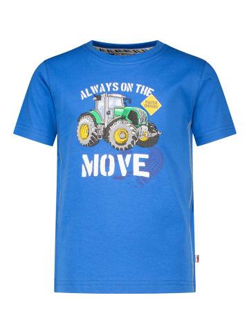 Salt and Pepper  T-Shirt Traktor in Blau