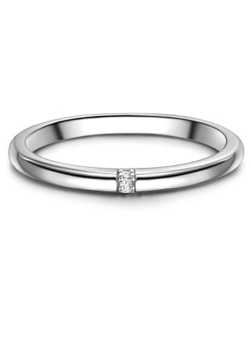 Glanzstücke München Ring aus Sterling Silber mit Zirkonia in silber