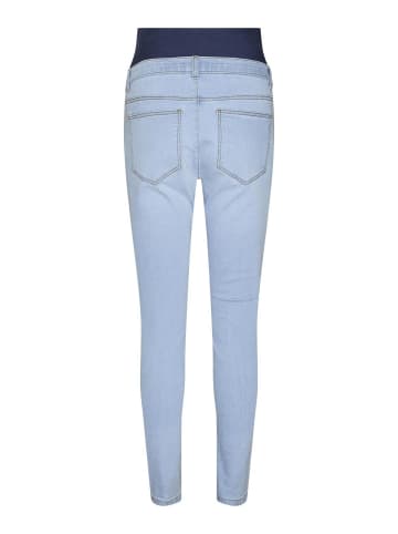 Vero Moda Umstandsjeans mit Skinny Fit in Light Blue Denim