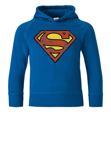 Logoshirt Kapuzensweatshirt DC - Superman Logo in hellblau