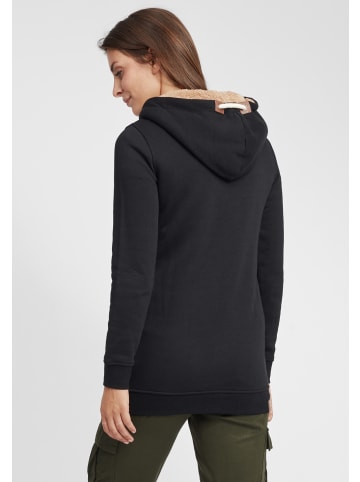 Oxmo Hoodie OXVicky Sweat Pile Hoodie Long in Schwarz