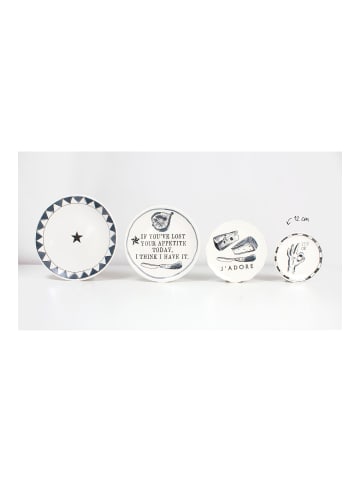 Blond Amsterdam Petit-Four-Teller Alles gut in Schwarz - 12cm