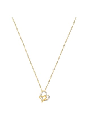 Amor Collier Silber 925, gelbvergoldet in gold