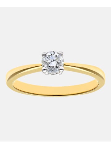 Diamant L'éternel Verlobungsring aus 750 Gelbgold mit 0.33 Karat Diamant