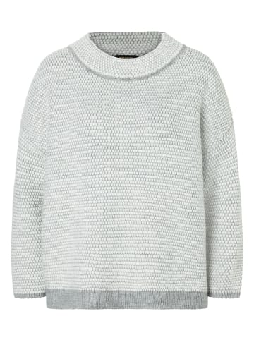 More & More Strukturpullover in silvergrey melange