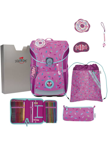 DerDieDas derdiedas Schulranzen Set 5-tlg. ErgoFlex Easy Sweet Sprinkles in pink