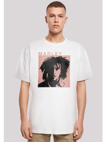 F4NT4STIC Heavy Oversize T-Shirt Bob Marley Reggae Music by Rock Off in weiß