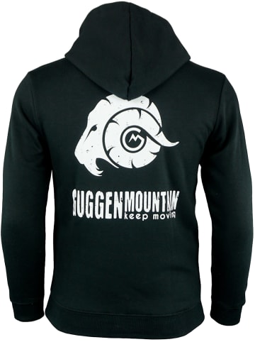 GUGGEN MOUNTAIN Hoodie Uni in Schwarz