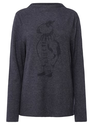 LAURASØN Sweatshirt in marine-melange