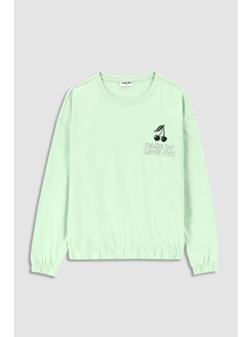 MOKIDA Langarmshirt  in in Minzfarbe