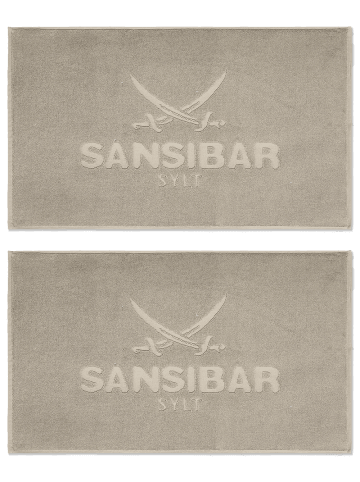Sansibar 2er Set Sansibar Badvorleger in Taupe