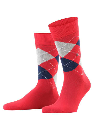 Burlington Socken 1er Pack in Rot/Blau/Grau