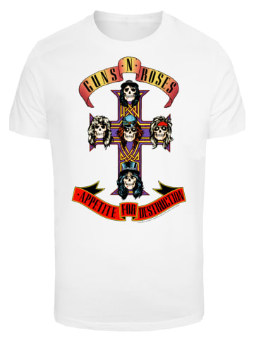 F4NT4STIC T-Shirt Guns 'n' Roses Appetite For Destruction in weiß
