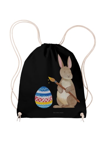 Mr. & Mrs. Panda Stoffbeutel Hase Eier Malen ohne Spruch in Schwarz