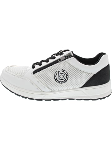 Bugatti sportlicher Schnürer Weiß