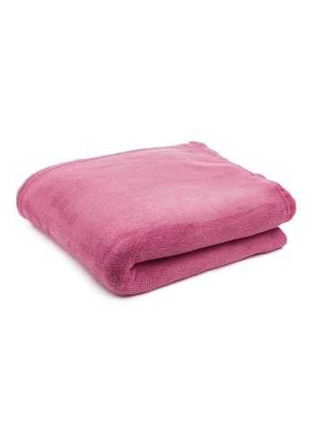 Gözze Wohndecke Kuscheldecke in altrosa