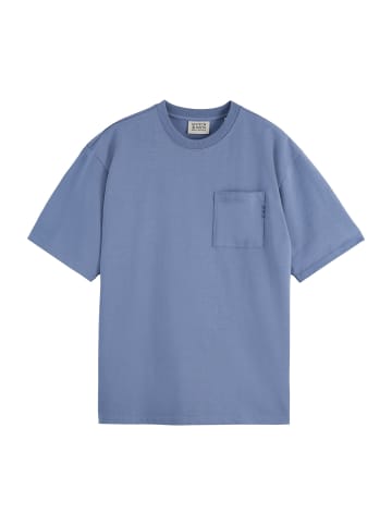 Scotch & Soda T-Shirt 1er Pack in Blau