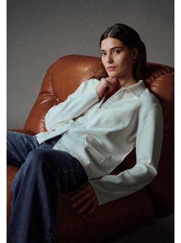 Eterna Strick Cardigan in cremeweiß