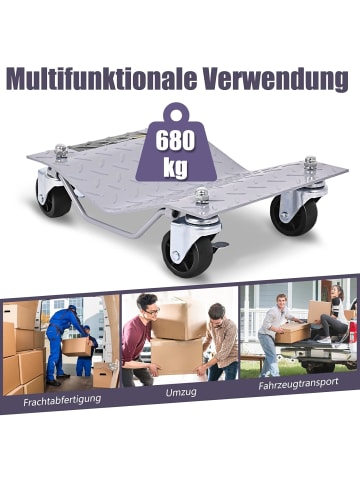 COSTWAY Rangierhilfe 4 Stück in Silber