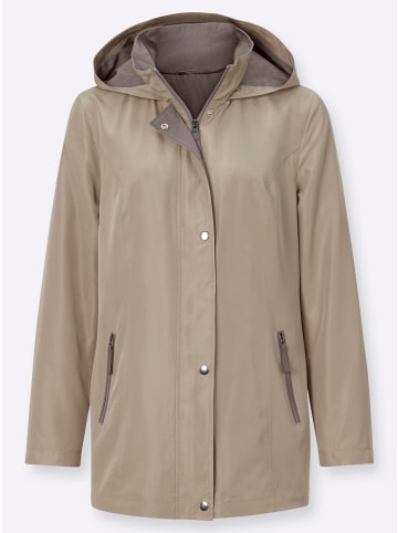 Sieh an! Jacke in beige-dunkeltaupe