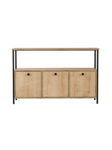 CALICOSY Sideboard SIENNA in Eiche - (W) 120 x (H) 77 x (L) 29,5 cm
