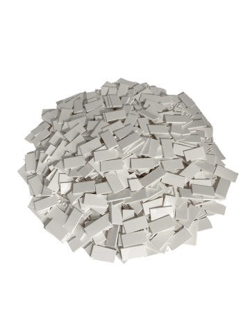 LEGO 2x4 Fliesen 87079 - Menge 100x - ab 3 Jahren in white