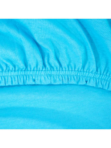 Traumschloss Exclusiv Edel-Jersey Spannbettlaken in türkis