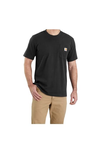 CARHARTT  Pocket T-Shirt in schwarz