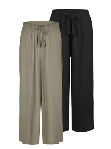 DENIMFY Stoffhose / Chino DFKate 2er Pack comfort/relaxed in Mehrfarbig