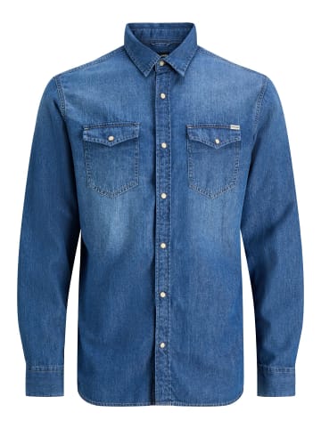 Jack & Jones Jeanshemd in Medium Blue Denim