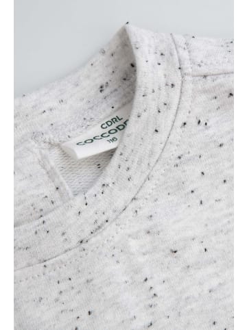 Coccodrillo Verlängertes sweatshirt in ecru