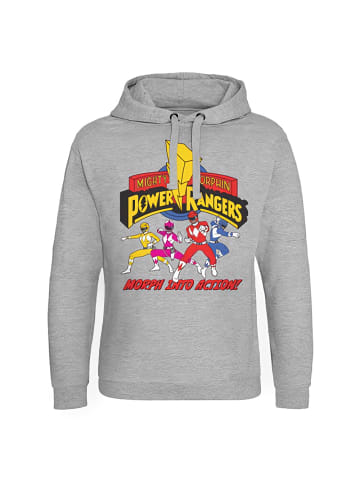 Power Rangers Hoodie "Morph Into Action Epic Hoodie" in Grau
