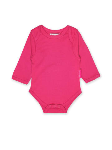 Toby Tiger Baby Langarmbody in rosa