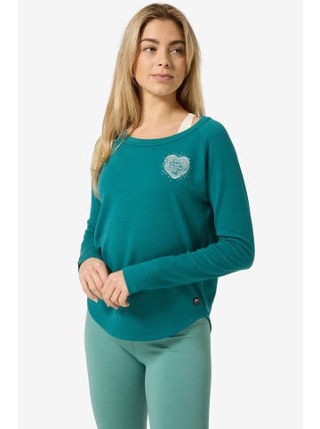 super.natural LITTLE HEARTWOOD CREW in Petrol