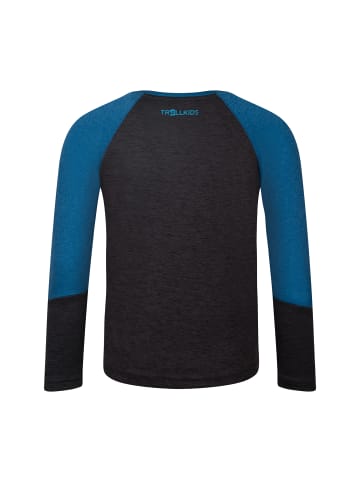 Trollkids Longsleeve Seiland in pool blue