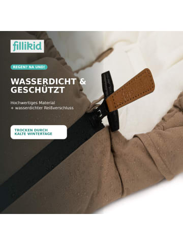 fillikid Winterfußsack Ogre Exklusiv in Toffee
