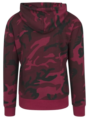 Urban Classics Sweat & Fleece - Hoody in burgundy camo