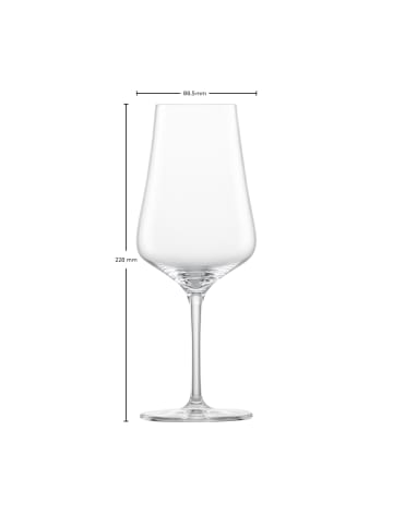 Zwiesel Glas 6er Set Beaujolais Rotweingläser Bouquet 486 ml in transparent
