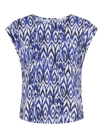 Tamaris Shirtbluse in blau gemustert